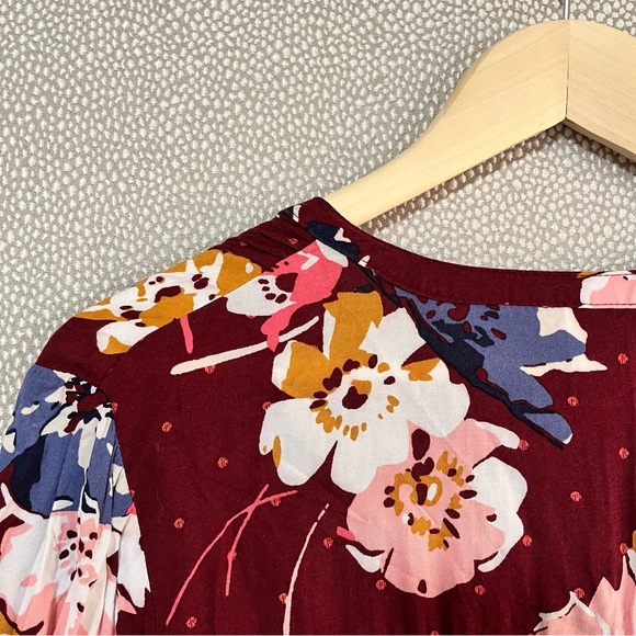 M Old Navy Swing Floral Top - Picture 7 of 9